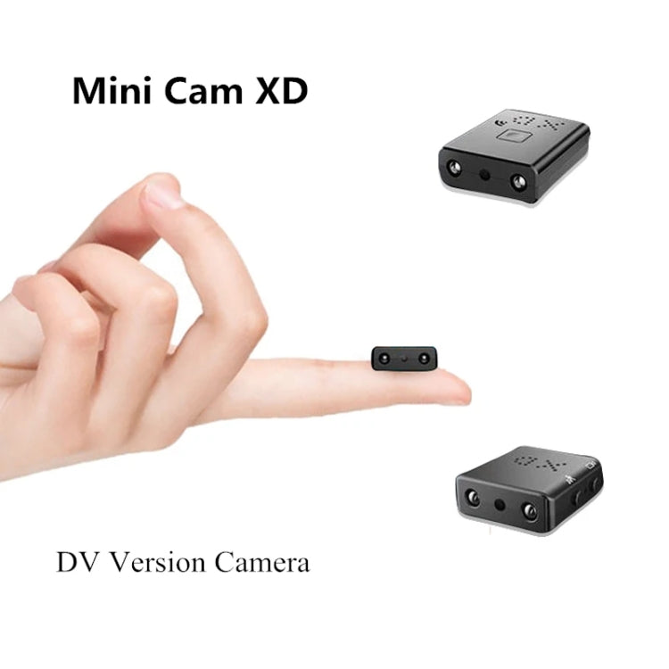 XD Camera 1080p HD Video Smart IR-CUT Infrared Night Vision Sports Camera