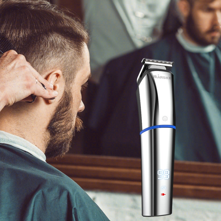 MARSKE 6 In 1 Hair Clipper Grooming Set Rechargeable Razor Carving Nose Hair Trimmer