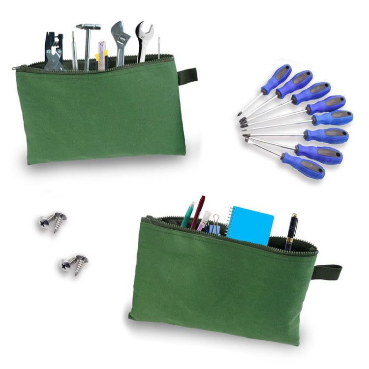 Canvas Hardware Toolkit Multifunctional Portable Carry-on Electrician Storage Bag