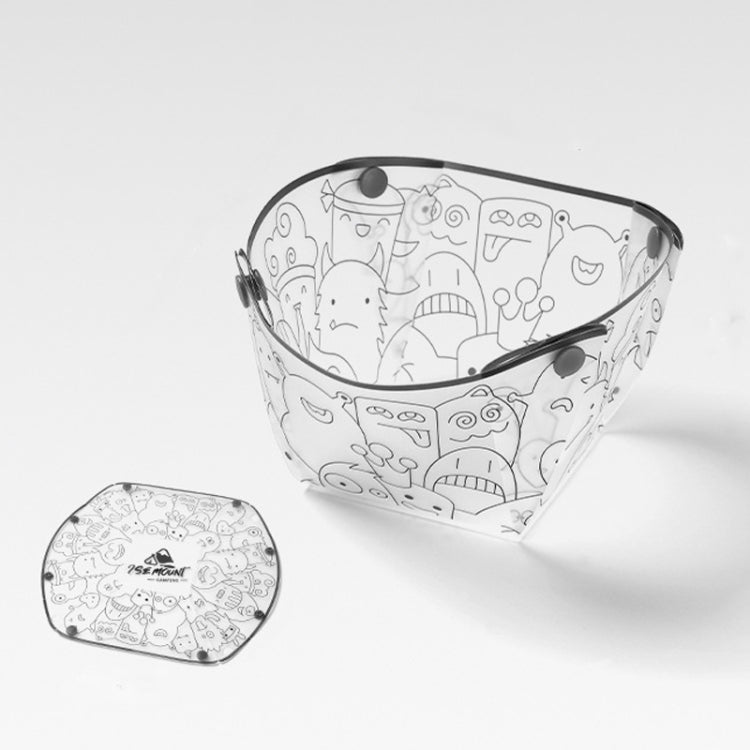 Outdoor Lightweight Folding Tableware Foldable Bowl Cup