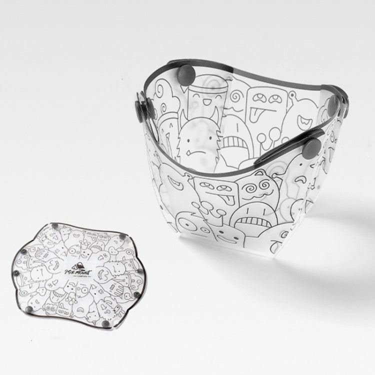 Outdoor Lightweight Folding Tableware Foldable Bowl Cup