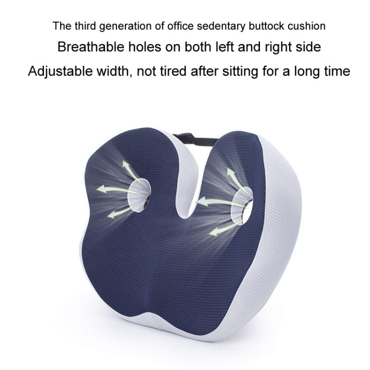 Office Sedentary Memory Foam Breathable Cushion Chair Hip Seat Cushion