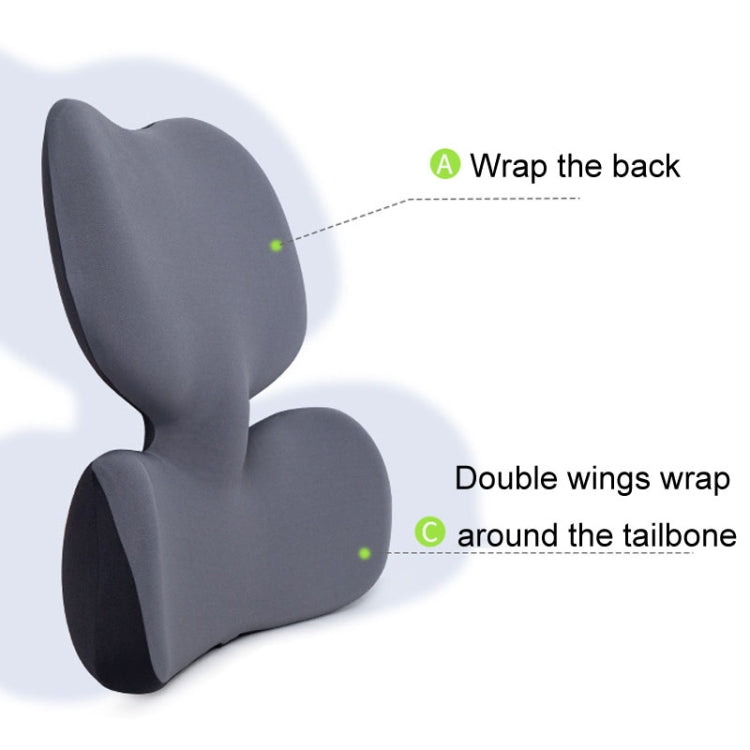 Office Sedentary Pillow Cushion Memory Foam Seat Lumbar Pillow