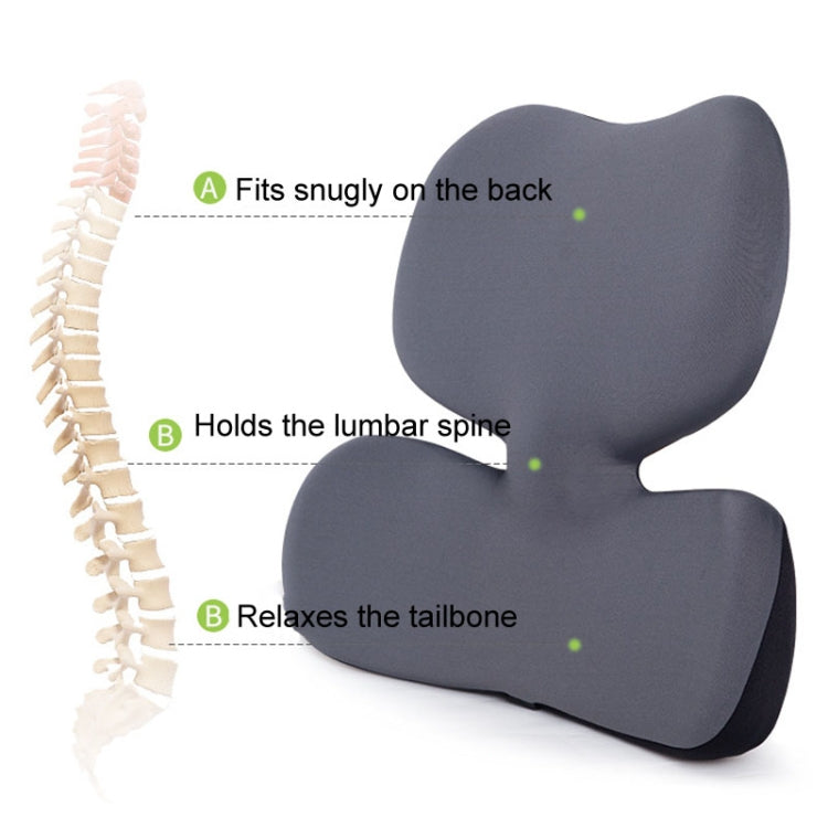 Office Sedentary Pillow Cushion Memory Foam Seat Lumbar Pillow