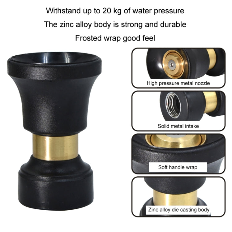 Metal Garden Watering Car Wash High Flow Nozzle