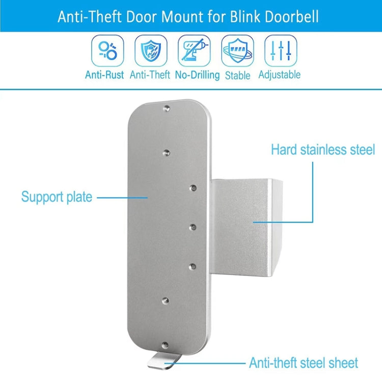 For Blink Doorbell Bracket No-Drilling Easy Installation Mount