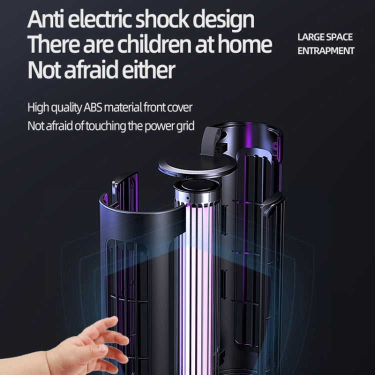 D9 Portable UV Anti Mosquito Lamp Rechargeable Mute Fly Trap with 3-speed Timing