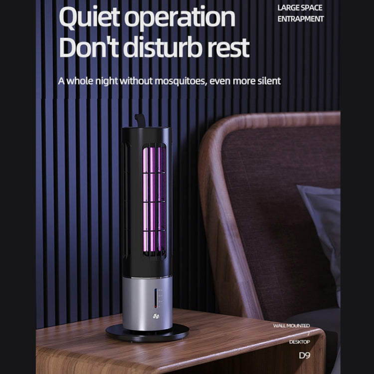 D9 Portable UV Anti Mosquito Lamp Rechargeable Mute Fly Trap with 3-speed Timing