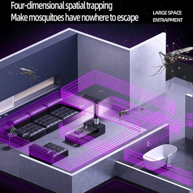 D9 Portable UV Anti Mosquito Lamp Rechargeable Mute Fly Trap with 3-speed Timing