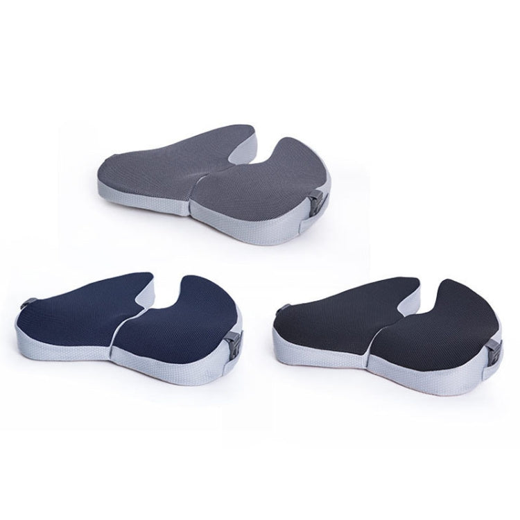 BEWALKER Foldable Travel Seat Cushion Memory Foam Breathable Chair Cushion