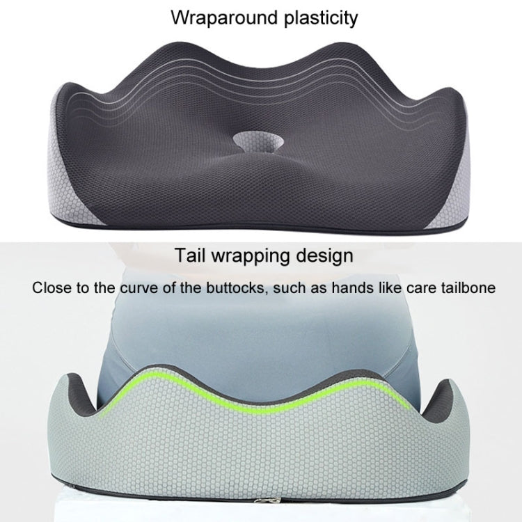 BEWALKER Slow Rebound Memory Foam Cushion Thickened Breathable Office Chair Seat Pad