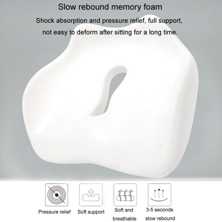 BEWALKER Slow Rebound Memory Foam Cushion Thickened Breathable Office Chair Seat Pad