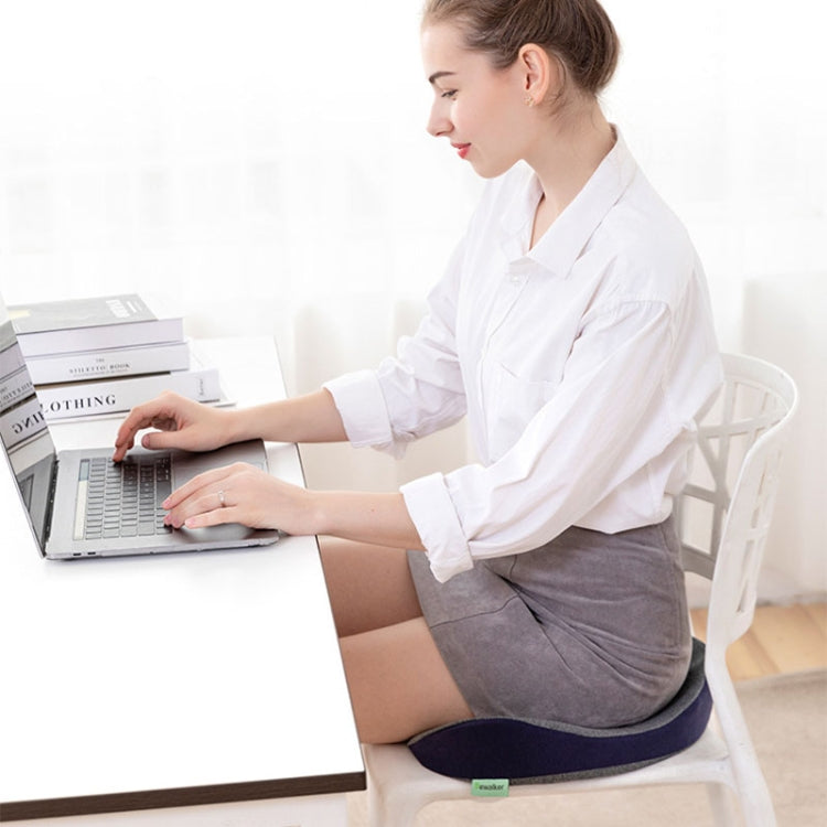 BEWALKER Memory Foam Office Seat Cushion Heart Shape Hip Chair Cushion