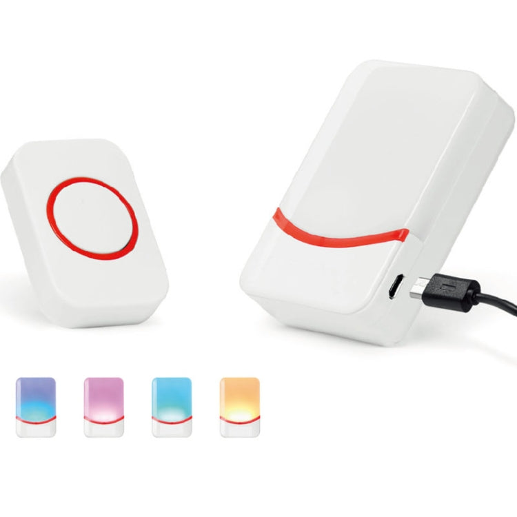 USB Power Home Wireless Doorbell Remote Control Intelligent Flashing Doorbell Caller