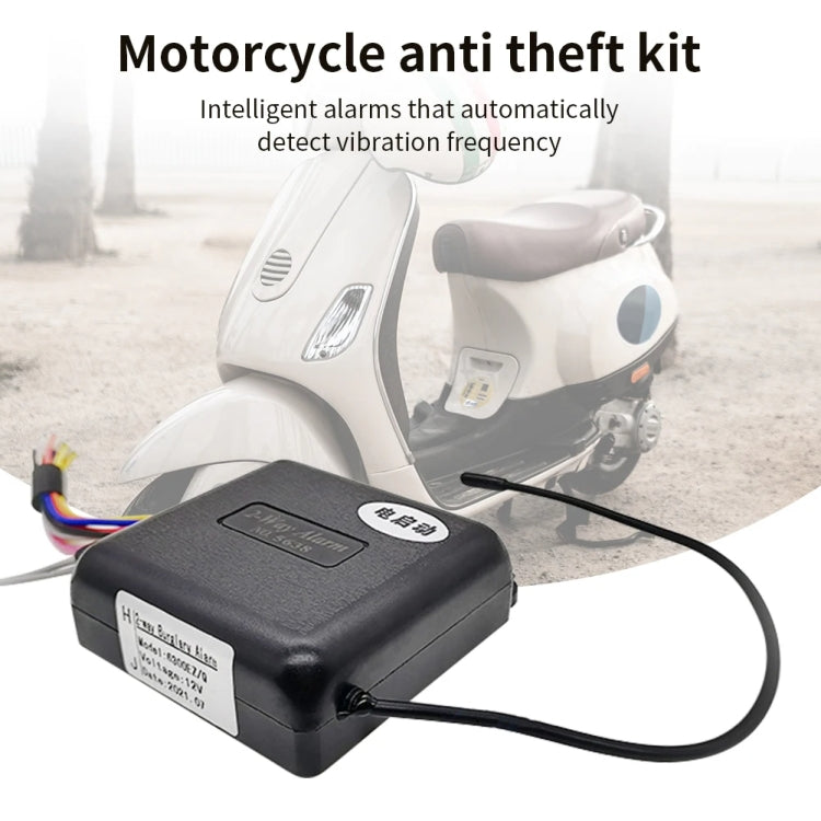Two-Way Dual Remote Control Vibration Motorcycle Anti-Theft Device