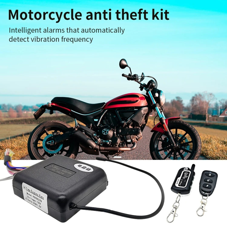 Two-Way Dual Remote Control Vibration Motorcycle Anti-Theft Device