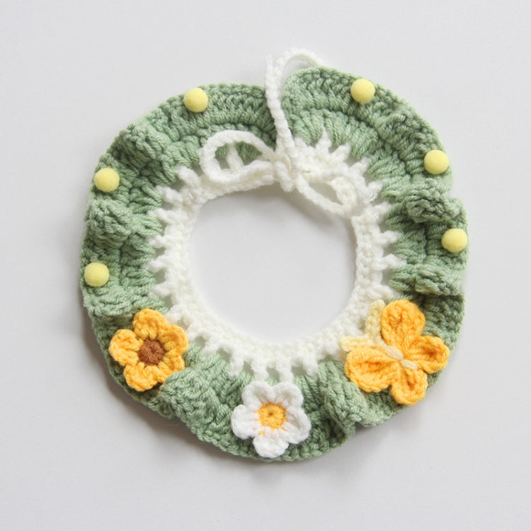 Cats Dog Cute Knitted Collar Woolen Collar Handmade Scarf For Photo Decoration