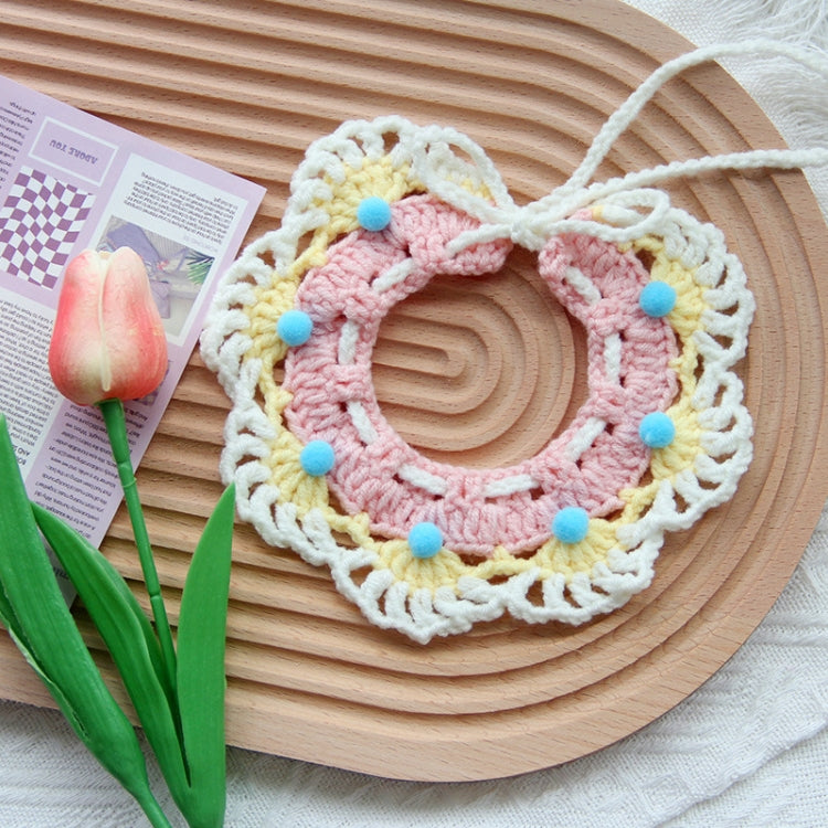 Cats Dog Cute Knitted Collar Woolen Collar Handmade Scarf For Photo Decoration