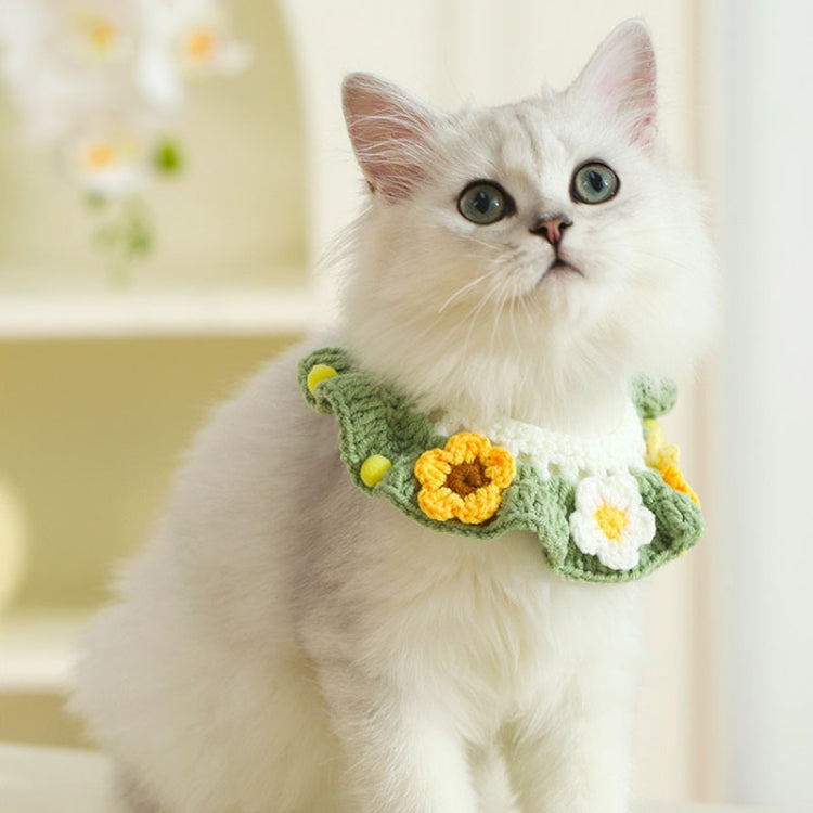 Cats Dog Cute Knitted Collar Woolen Collar Handmade Scarf For Photo Decoration