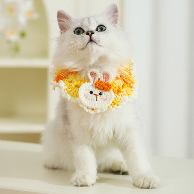 Cats Dog Cute Knitted Collar Woolen Collar Handmade Scarf For Photo Decoration