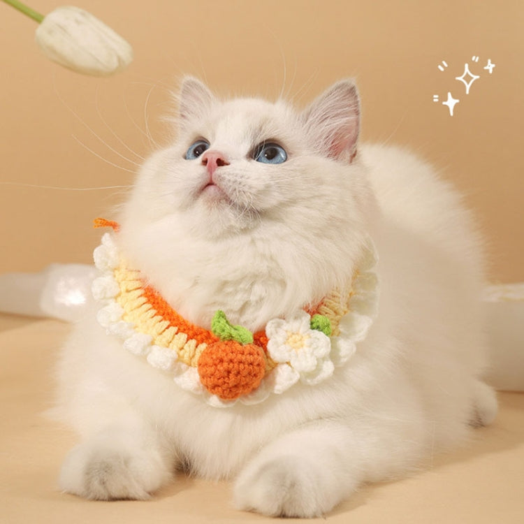 Cats Dog Cute Knitted Collar Woolen Collar Handmade Scarf For Photo Decoration