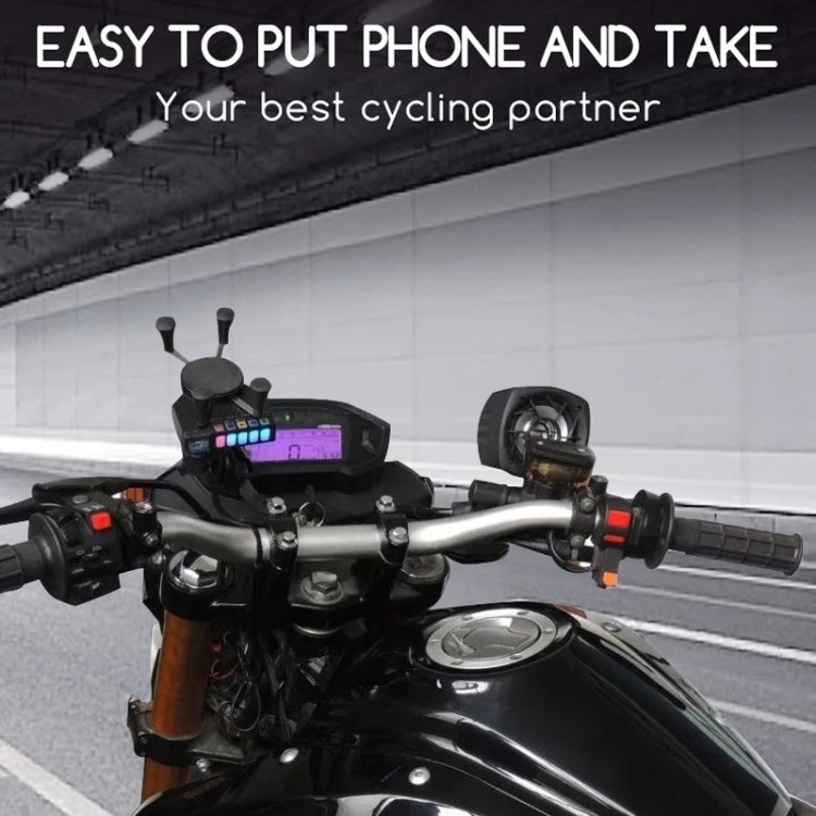 Motorcycle Mobile Phone Charging Stand With Bluetooth MP3 Speaker