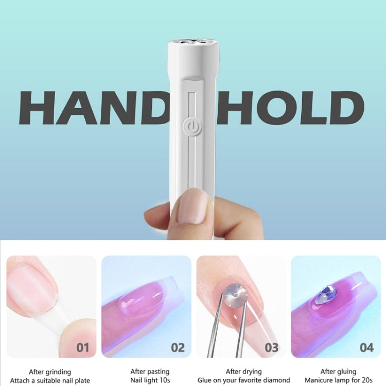Small Portable Handheld Nail Polish Light Therapy Machine