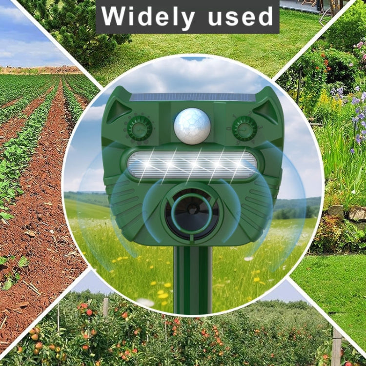 Outdoor Solar Animal Driving Device Ultrasonic Waterproof Infrared Sensor