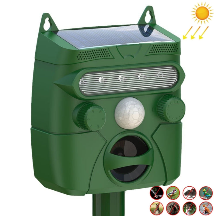 Solar Animal Driver Ultrasonic Outdoor Bird Repeller Electronic Mouse Repeller