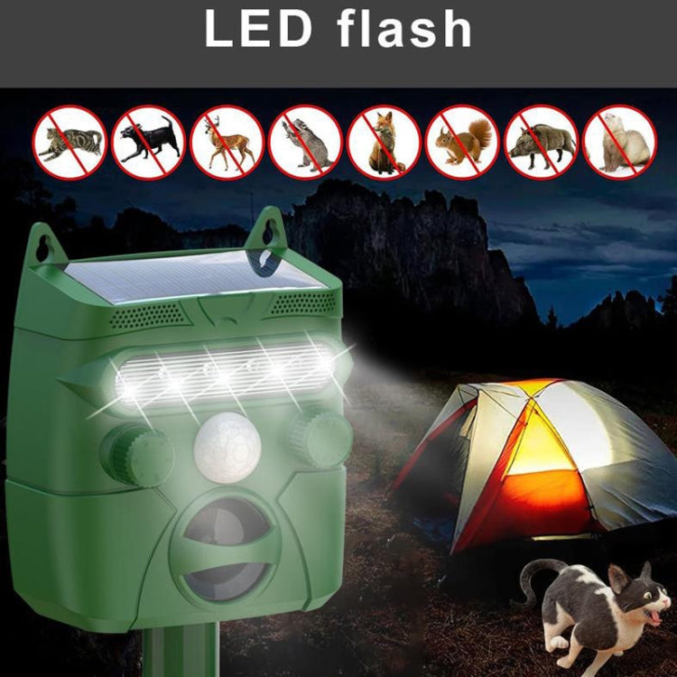 Solar Animal Driver Ultrasonic Outdoor Bird Repeller Electronic Mouse Repeller