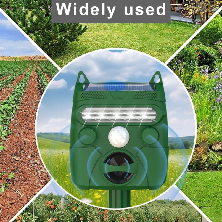 Solar Animal Driver Ultrasonic Outdoor Bird Repeller Electronic Mouse Repeller