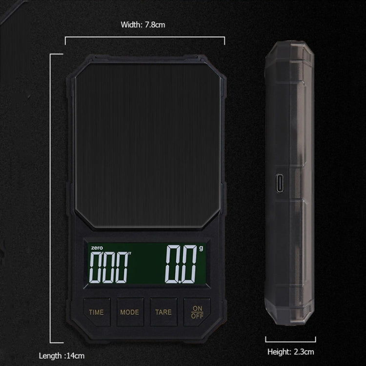 Portable Toolbox Digital Scale Jewelry Weighing Tool with Timing