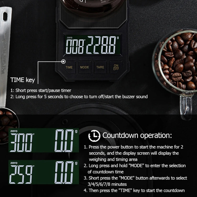 Portable Toolbox Digital Scale Jewelry Weighing Tool with Timing