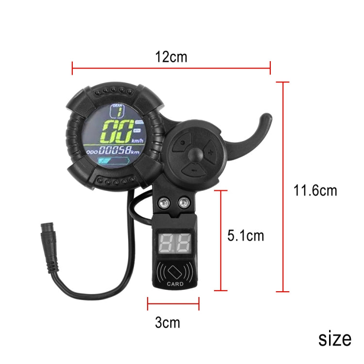 Scooter Meter for VSETT ZERO 10 / 8X / 10X / Z8PRO