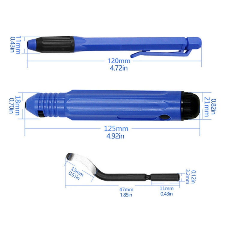 Woodworking Edge Trimmer Deburring Scraper Chamfering Tool