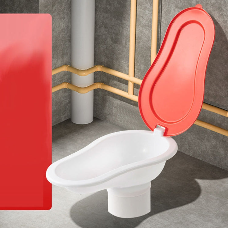 Disposable Plastic Toilet Temporary Simple Site Construction Squatting Toilet