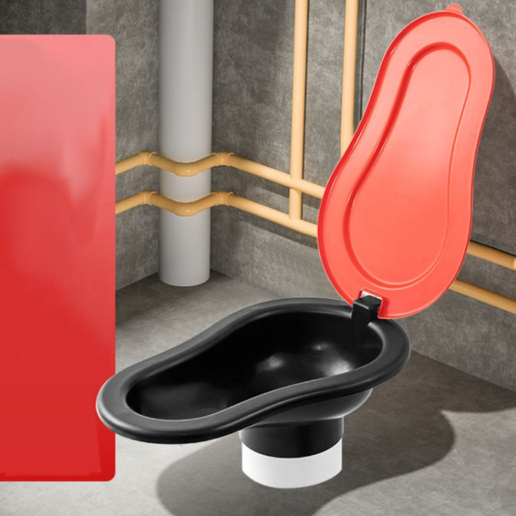 Disposable Plastic Toilet Temporary Simple Site Construction Squatting Toilet