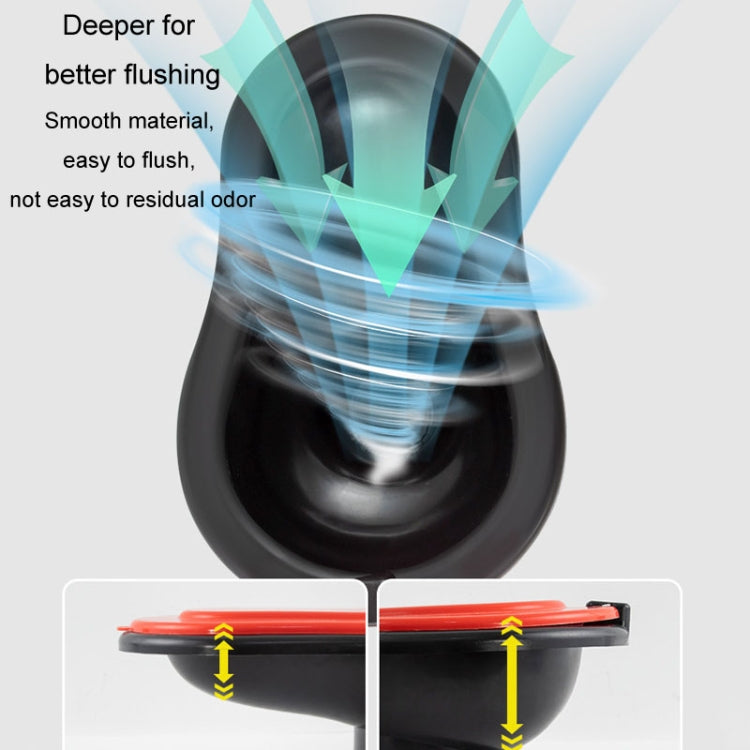 Disposable Plastic Toilet Temporary Simple Site Construction Squatting Toilet
