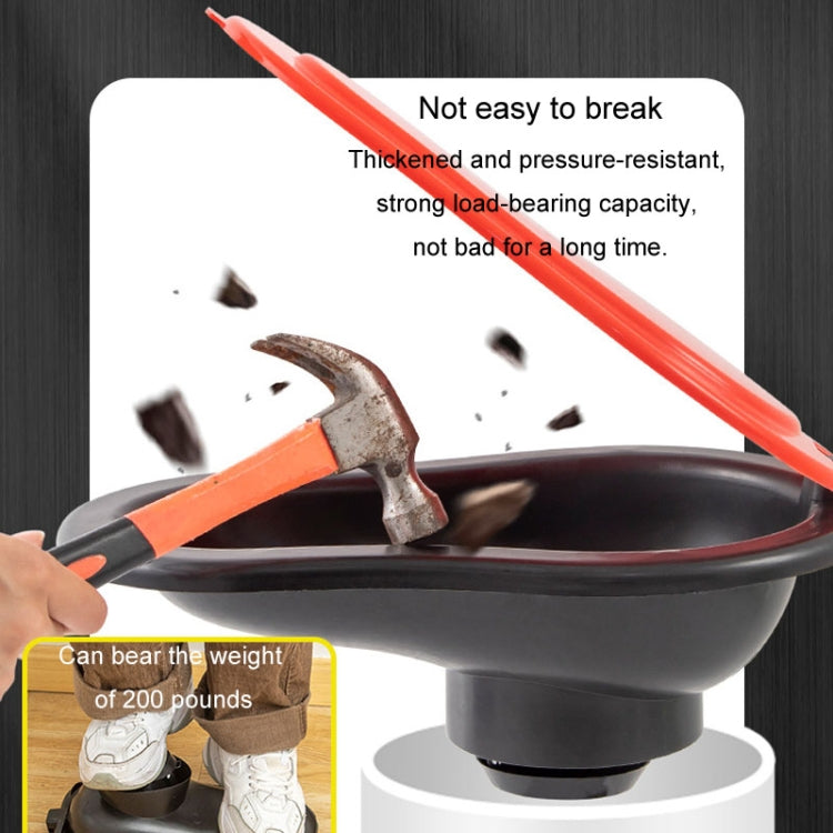 Disposable Plastic Toilet Temporary Simple Site Construction Squatting Toilet