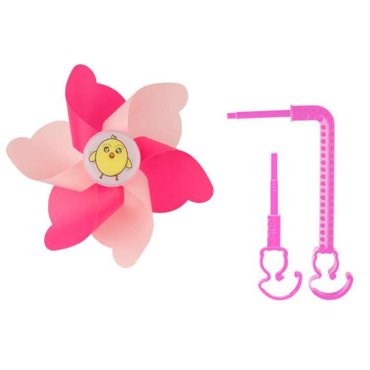 Children Bicycle Decoration Scooter Rotating Colorful Windmill With Long And Short Rod Bicycle