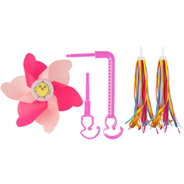 Children Bicycle Decoration Scooter Rotating Colorful Windmill With Long And Short Rod Bicycle