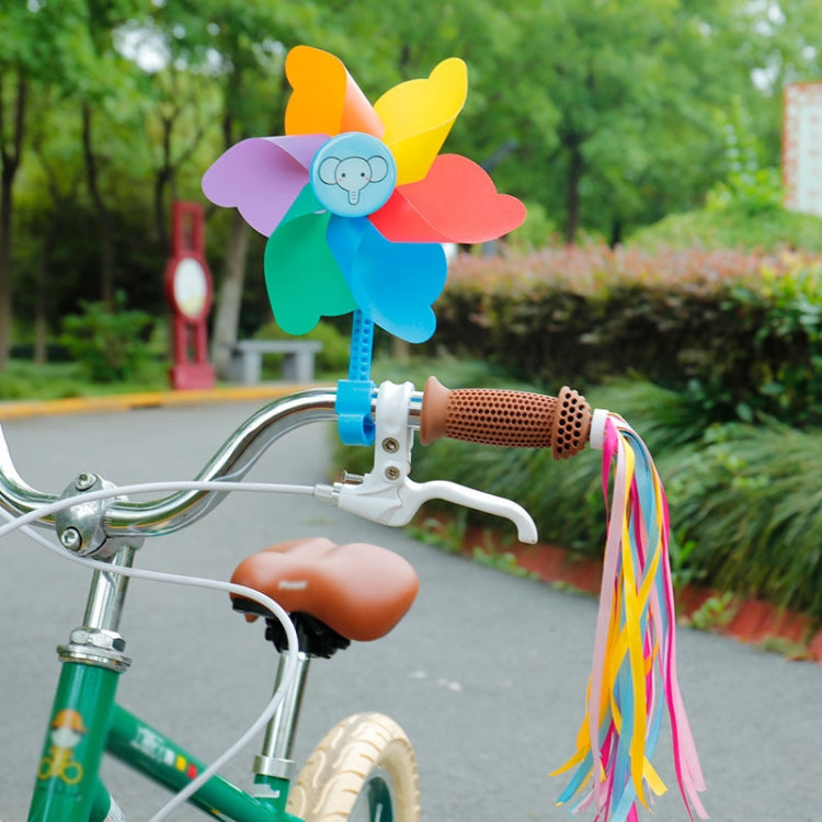 Children Bicycle Decoration Scooter Rotating Colorful Windmill With Long And Short Rod Bicycle