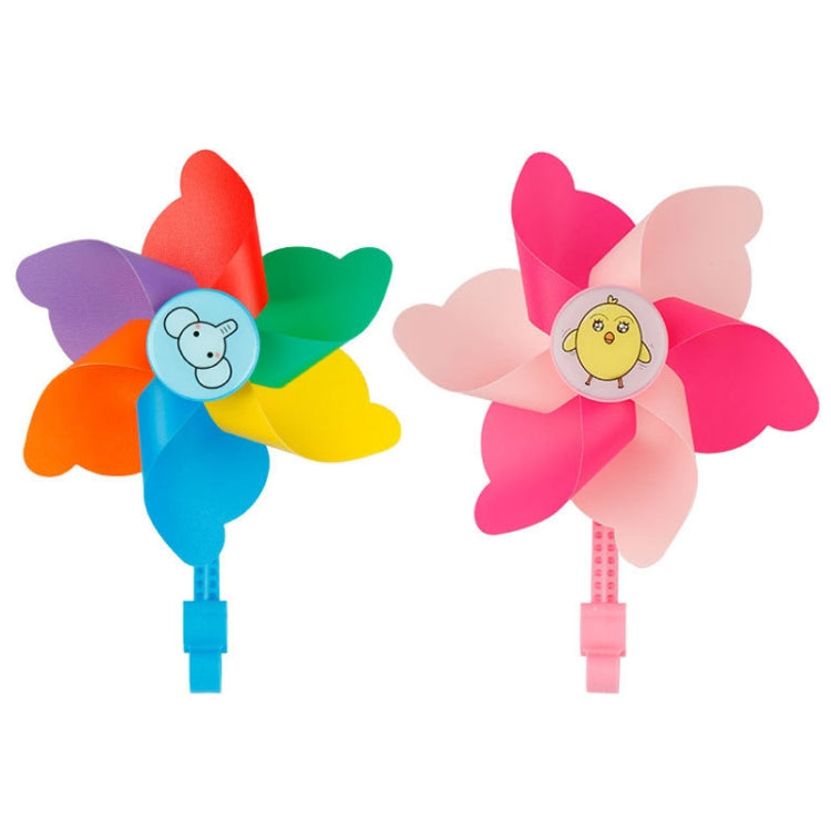 Children Bicycle Decoration Scooter Rotating Colorful Windmill With Long And Short Rod Bicycle
