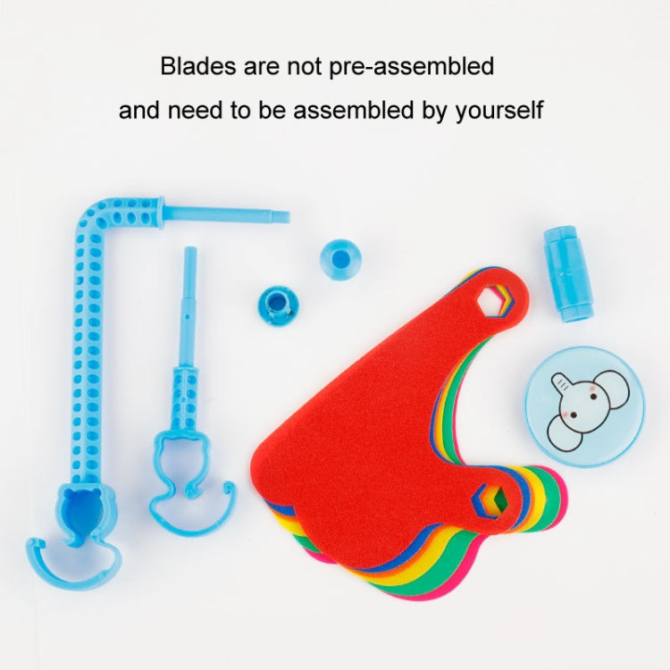 Children Bicycle Decoration Scooter Rotating Colorful Windmill With Long And Short Rod Bicycle