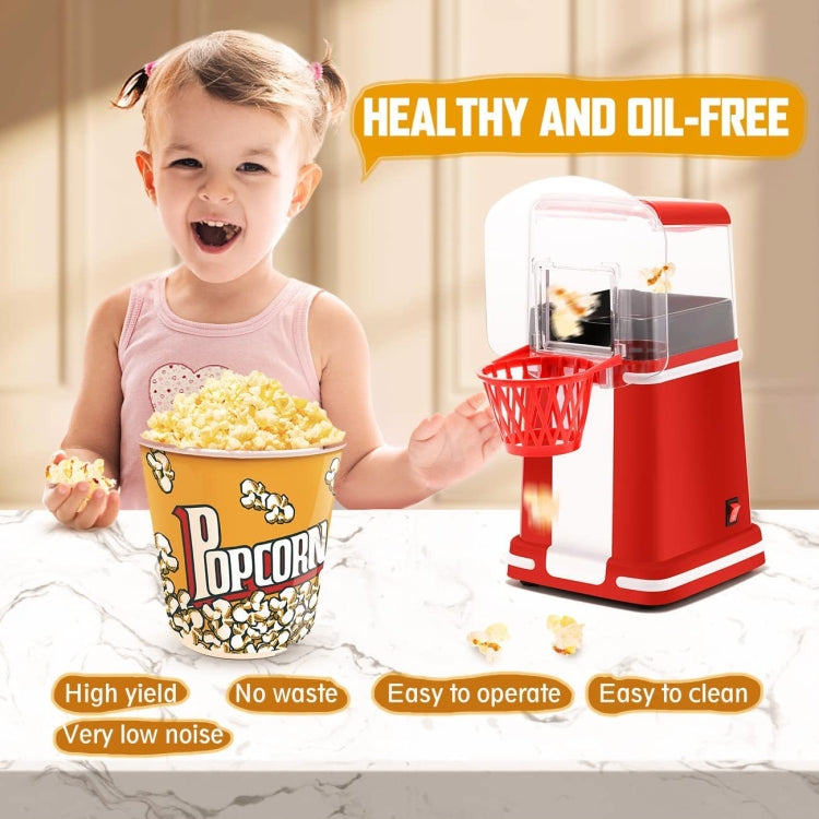 1200W Basket Popcorn Machine Electric Automatic Corn Popper