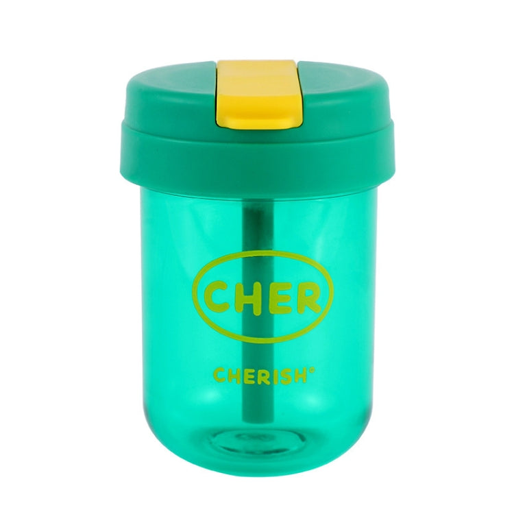 300ml Mini Children Water Mug Leakage-proof Student Plastic Portable Straw Cup