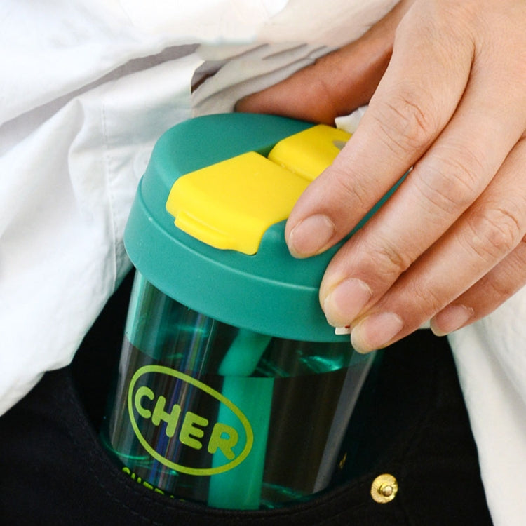 300ml Mini Children Water Mug Leakage-proof Student Plastic Portable Straw Cup