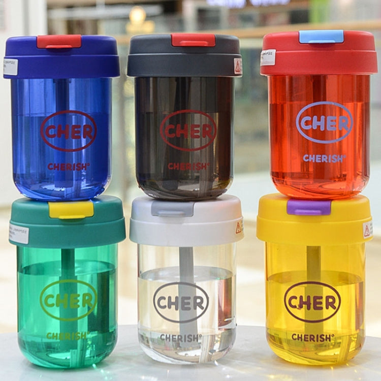 300ml Mini Children Water Mug Leakage-proof Student Plastic Portable Straw Cup