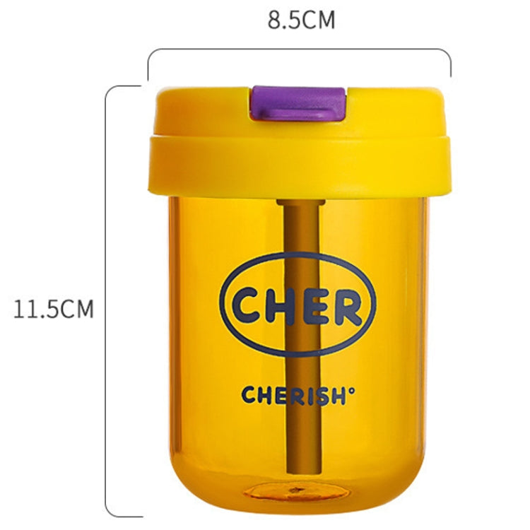 300ml Mini Children Water Mug Leakage-proof Student Plastic Portable Straw Cup