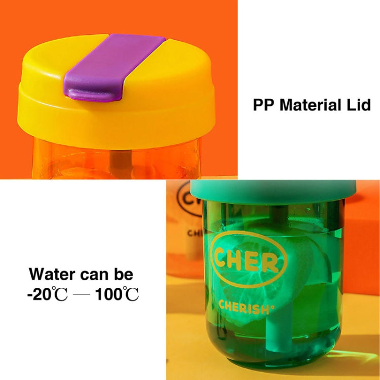 300ml Mini Children Water Mug Leakage-proof Student Plastic Portable Straw Cup